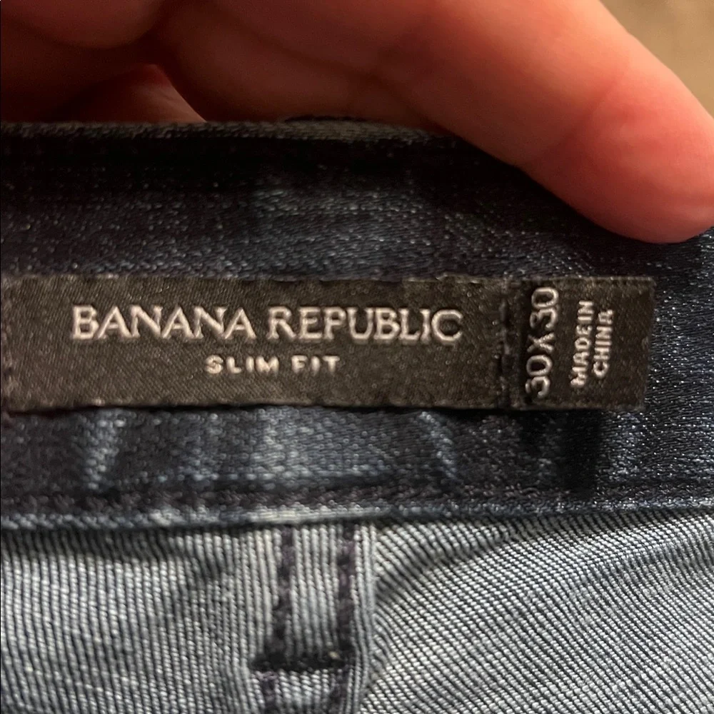 Banana Republic slim fit men’s blue jeans